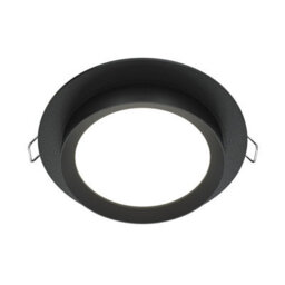 Luminosa Lighting Luminosa Maytoni Hoop Round Recessed Downlight Black Gx53 - thumbnail 2