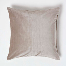 Homescapes Luxury Cream Velvet Cushion Cover, 45 X 45 Cm