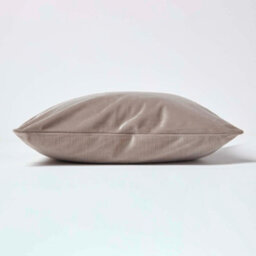 Homescapes Luxury Cream Velvet Cushion Cover, 45 X 45 Cm - thumbnail 3