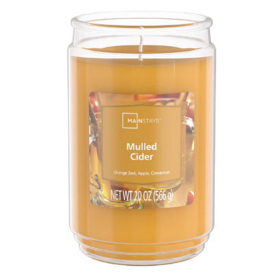 Mainstays Mulled Cider Scented Candle 566G Glass Jar