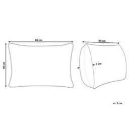 Wyld And Coco Cloudrest Low Bed Pillow Triple-Chamber 40 X 80 Cm White Duck Feather And Down Blend - thumbnail 4