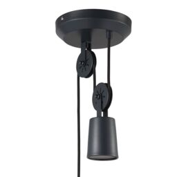 GoodHome Yarra Matt Black Pendant Ceiling Light, (Dia)300mm - thumbnail 5