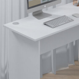 Harmin White Corner Computer Desk - Perfect For Home Office - thumbnail 6