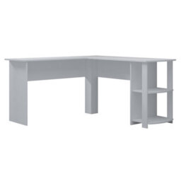 Harmin White Corner Computer Desk - Perfect For Home Office - thumbnail 7