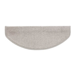 Floordirekt Dynasty Velours Self Adhesive Edged Hard Wearing Velour Stair Tread Mat For Indoor Stairs Semicircular Silver Grey 23.5 X 65 Cm - thumbnail 5