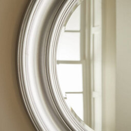 The Online Mirror Shop Wall Mirror Hamilton Round Shape With Silver Frame - H 66Cm X W 66Cm X D 3Cm For Hanging In Bedroom Or Living Room - thumbnail 4