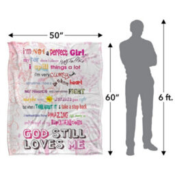 Slingshot Publishing Not Perfect Silky Supersoft Blanket Multicoloured (60In X 50In) - thumbnail 4