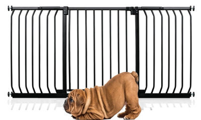 Bettacare Elite Pressure Dog Gate, 152Cm - 161Cm, Matt Black, Pressure Fit Pet Gate For Dog And Puppy - image 1