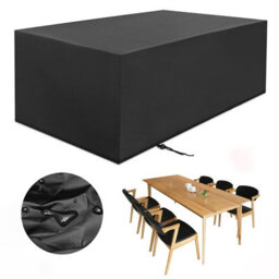 Garden Furniture Cover, Rectangular Table Protective Waterproof Uv-Resistant Tarpaulin (213 132 74Cm) - thumbnail 1