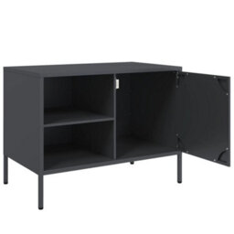 Berkfield Tv Cabinet Anthracite 68X39X50.5 Cm Steel - thumbnail 9
