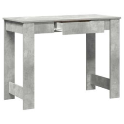 Berkfield Desk Concrete Grey 100X45X75 Cm Engineered Wood - thumbnail 5