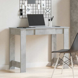 Berkfield Desk Concrete Grey 100X45X75 Cm Engineered Wood - thumbnail 3