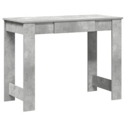Berkfield Desk Concrete Grey 100X45X75 Cm Engineered Wood - thumbnail 2