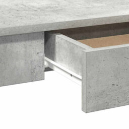 Berkfield Desk Concrete Grey 100X45X75 Cm Engineered Wood - thumbnail 8