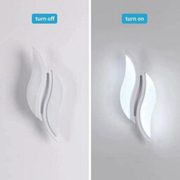 12W Modern Led Wall Light Creative Wall Lamp Cool White Indoor Lamp Bed Room - thumbnail 5