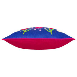 Kate Merritt Fiesta Folk Floral Piped Polyester Filled Cushion - thumbnail 3