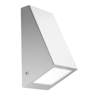 Luminosa Lighting Luminosa Karen 1 Light Outdoor Wall Light Grey Ip44 - image 1