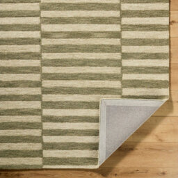 Livabliss Our Pnw Home Idaho-Hand Tufted Green Cream Wool Modern Living Dining Bedroom Rug 153 X 219 Cm Easy Care, Non Shedding - thumbnail 4