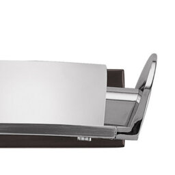 Luminosa Lighting Luminosa Zira Wall Lamp 2 Light G9, Polished Chrome/frosted White Glass/wenge - thumbnail 5