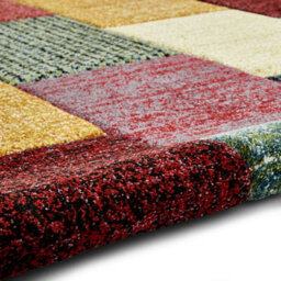 Multi Handmade Modern Easy To Clean Geometric Rug For Dining Room-160Cm X 220Cm - thumbnail 8