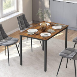 Songmics Dining Table, Kitchen Table, 70 X 110 X 75 Cm, Chairs Not Included, Dining Table For 4 People, Living Dining Room - thumbnail 1