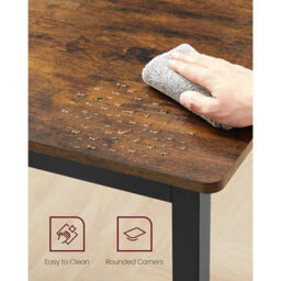 Songmics Dining Table, Kitchen Table, 70 X 110 X 75 Cm, Chairs Not Included, Dining Table For 4 People, Living Dining Room - thumbnail 5