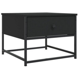 Berkfield Coffee Table Black 51X51X40 Cm Engineered Wood - thumbnail 2