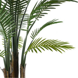 Leaf Artificial Tropical Raphis Palm Tree With Natural Trunk Uv Protected Outdoor Botanik - thumbnail 2