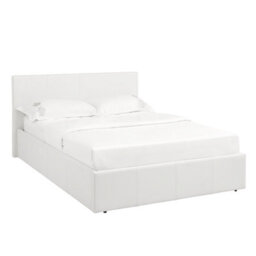 Luna 3Ft Single White Ottoman Storage Bed With Gas Lift & 25Cm Thick Memory Foam Mattress - L: 203Cm X W: 108Cm X H: 88.5Cm - thumbnail 5