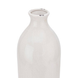 Wyld Haus 50Cm Sagebloom Crackle-Glazed Tall Ceramic Bottle Vase In Soft Cream - thumbnail 3