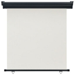 Berkfield Balcony Side Awning 170X250 Cm Cream - thumbnail 2