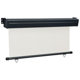 Berkfield Balcony Side Awning 170X250 Cm Cream - thumbnail 3