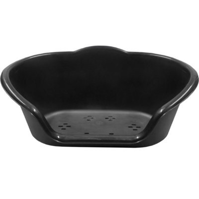 KetoPlastics Large Plastic Dog Bed Basket - Black - image 1