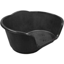 KetoPlastics Large Plastic Dog Bed Basket - Black - thumbnail 8