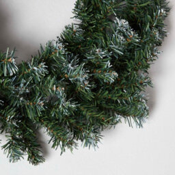 Homescapes Green Snow Dusted Foliage Christmas Garland, 182 Cm - thumbnail 2
