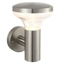 2 Pack Ip44 Outdoor Led Lamp Stainless Steel Wall Light Porch Vase Cool White - thumbnail 4