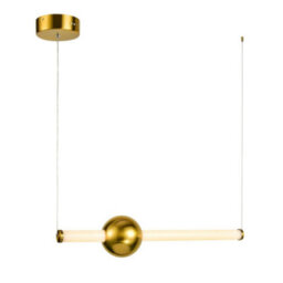 Luminosa Lighting Luminosa Modern Led Hanging Pendant Copper, Warm White 3000K 1215Lm
