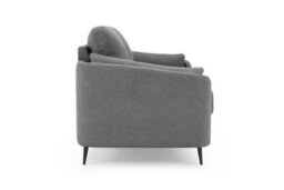 Home Detail Jack 2 Seater Sofa With Metal Legs, Dark Grey Boucle Fabric - thumbnail 4
