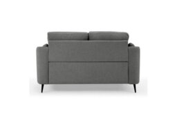 Home Detail Jack 2 Seater Sofa With Metal Legs, Dark Grey Boucle Fabric - thumbnail 5
