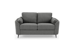 Home Detail Jack 2 Seater Sofa With Metal Legs, Dark Grey Boucle Fabric - thumbnail 3