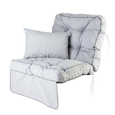 Alfresia Replacement Grey Garden Swing Seat Cushion - Classic Style - image 1
