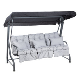Alfresia Replacement Grey Garden Swing Seat Cushion - Classic Style - thumbnail 8
