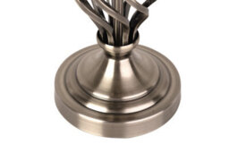 Lighting Supermarket Queenswood Traditional Barley Twist Table Lamp With Ivory Pleated Shade - Antique Brass - thumbnail 5