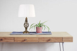 Lighting Supermarket Queenswood Traditional Barley Twist Table Lamp With Ivory Pleated Shade - Antique Brass - thumbnail 3