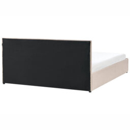Beliani Ottoman Bed Boucle Massognes 180 X 200 Cm Beige - thumbnail 8