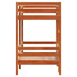 Berkfield Bunk Bed Without Mattress Wax Brown 75X190 Cm Small Single Solid Wood Pine - thumbnail 6