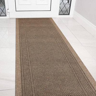 eXtreme Carpet Runner For Hallways, Kitchen, And Living Room. Aztec Beige 66Cm Wide X 4M Long