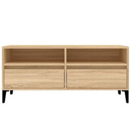 Berkfield Tv Cabinet Sonoma Oak 100X34.5X44.5 Cm Engineered Wood - thumbnail 6