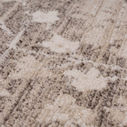 Loomed Neutral Beige Distressed Traditional Floral Soft Living Area Rug 120X170Cm - thumbnail 4