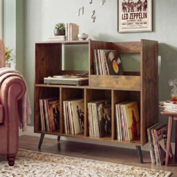 Levede Record Player Stand 300+ Album Storage Turntable Cabinet - thumbnail 1